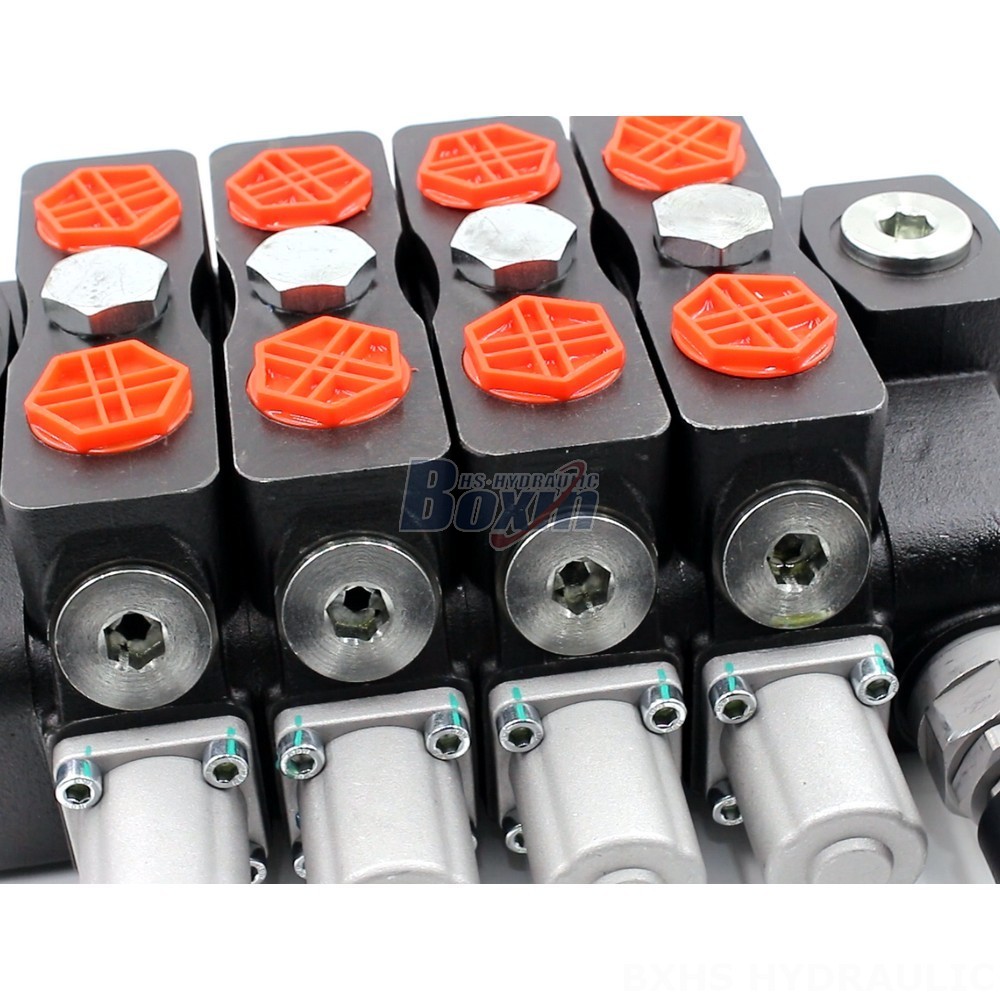 SD8-Electric unloading valve Manual 4 Spool Sectional Directional Valve | Private Label detail image